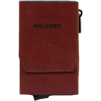 Чехол для кредитных карт PIQUADRO SOLM PP5585S141R/CU табачный натуральная кожа